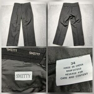 Smitty Referee Pants Men's 34 Black Athletic Uniform Officiating